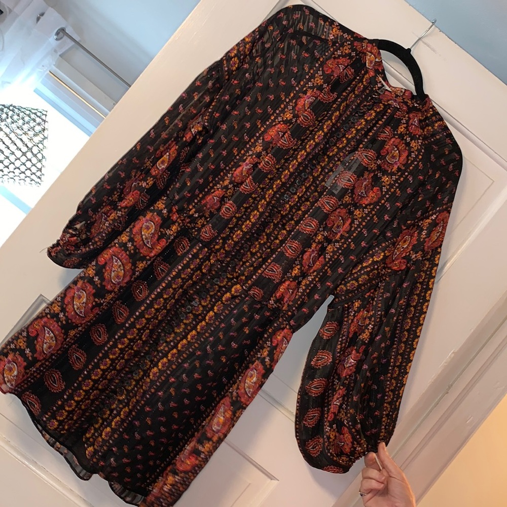 Small Zara lightweight fall Dress nwt